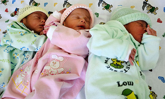 Jovem de Rio de Contas dá a luz a trigêmeos, concebidos de maneira natural