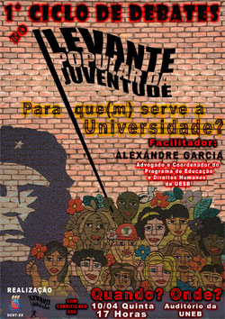 Brumado: Palestra com o tema ?Para que(m) serve a Universidade?? na Uneb