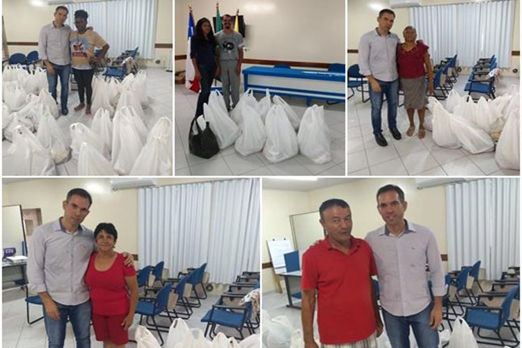 Brumado: CDL distribui alimentos arrecadados durante a campanha Natal Solidário
