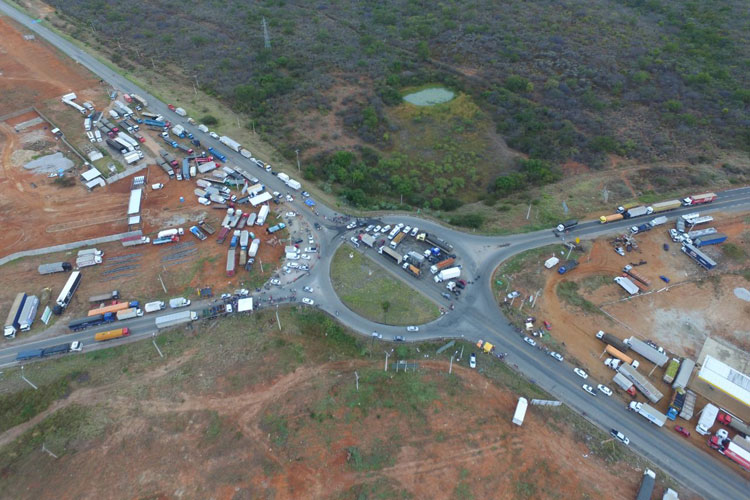 Paralisação dos caminhoneiros chega ao quinto dia em Brumado