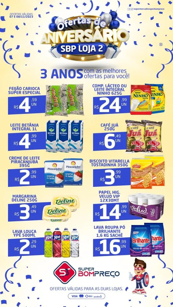 Confira as promoções no Supermercado Super Bom Preço em Brumado