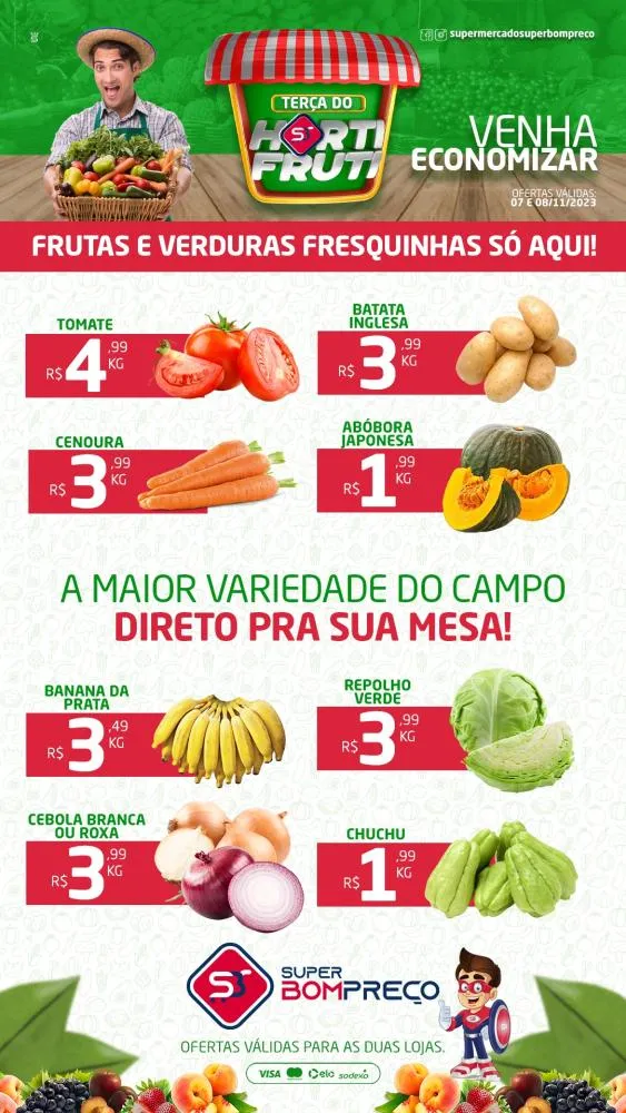 Confira as promoções no Supermercado Super Bom Preço em Brumado