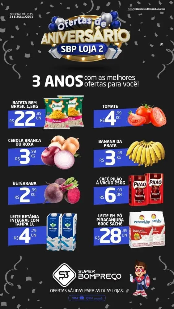 Confira as promoções no Supermercado Super Bom Preço em Brumado