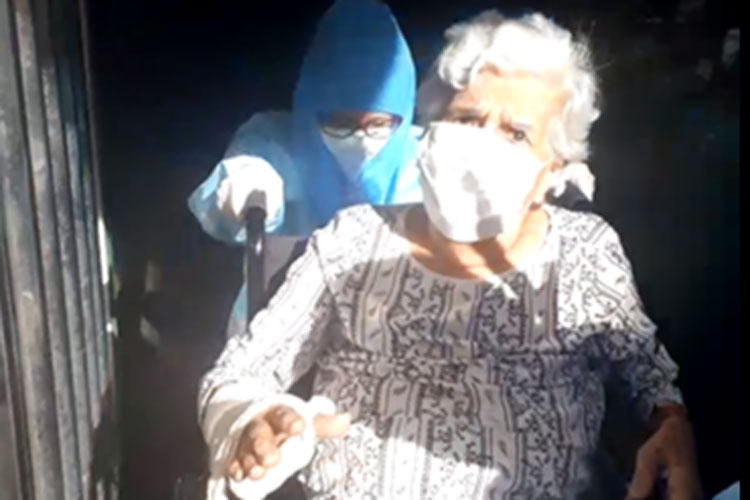 Brumado: Idosa de 91 anos vence a Covid-19 e recebe alta hospitalar