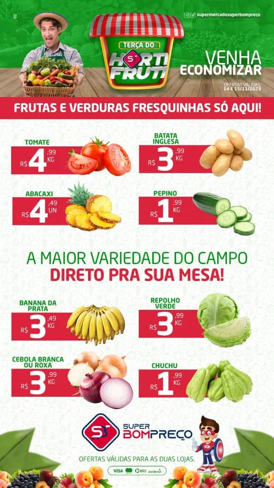 Confira as promoções no Supermercado Super Bom Preço em Brumado