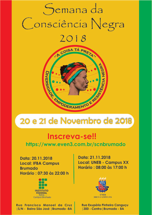 Brumado: Ifba e Uneb promovem evento especial em celebração à Semana da Consciência Negra