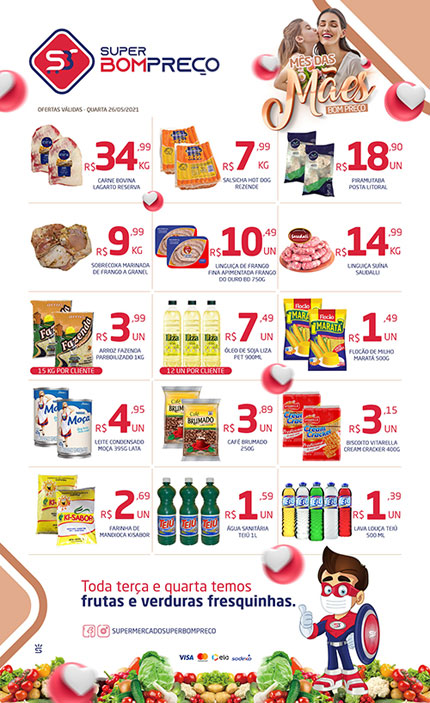 Confira as promoções no Supermercado Super Bom Preço em Brumado