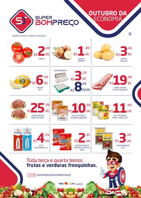 Confira as promoções no Supermercado Super Bom Preço em Brumado