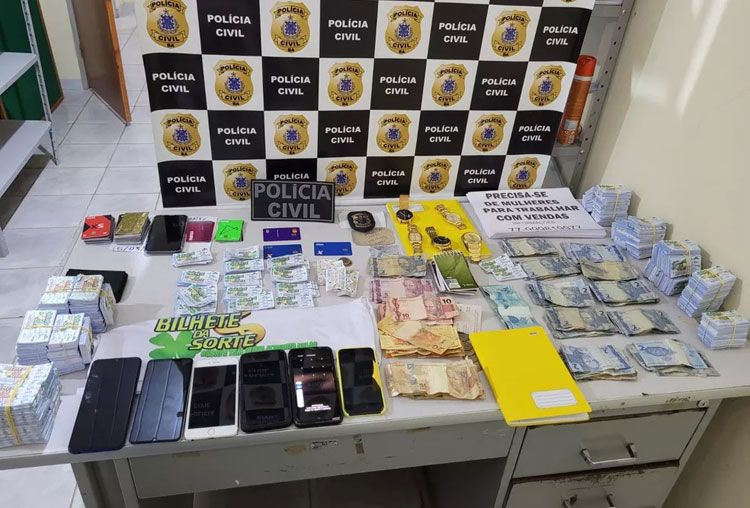 Polícia Civil prende quadrilha especializada em fraudar bilhetes e sorteios no oeste da Bahia