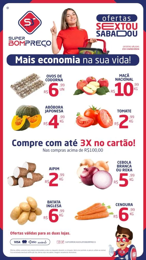 Confira as promoções no Supermercado Super Bom Preço em Brumado