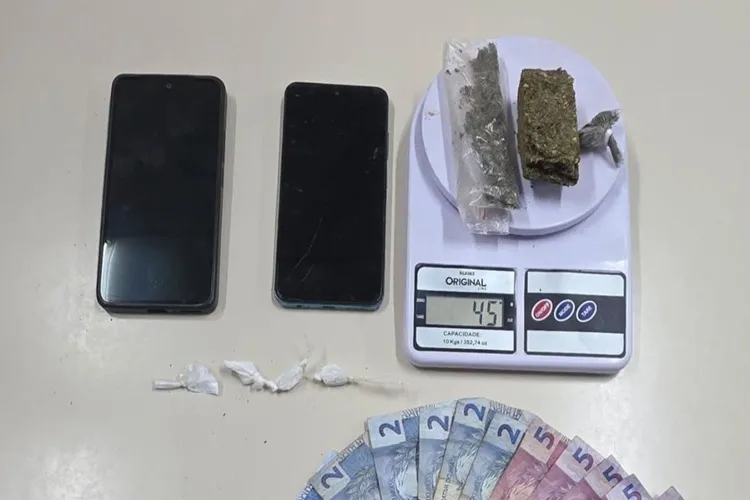 Cipe Sudoeste e 17º BPM prendem dono de bar com drogas em Pindaí