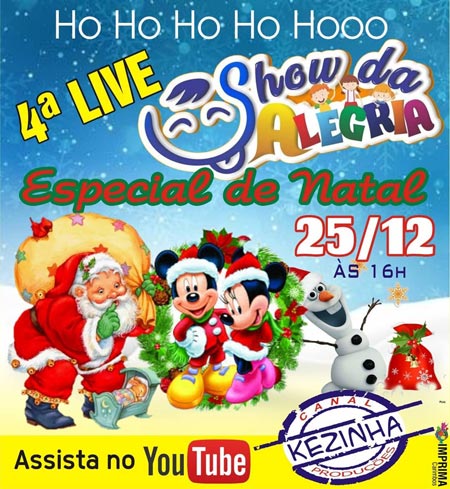 Brumado: Vem aí a 4ª Live Show da Alegria Especial de Natal