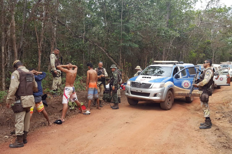 Ibicoara: Polícia frustra tentativa de ocupação irregular no Parque da Cachoeira do Buracão