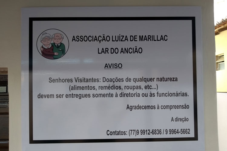 Campanha anual busca subsídios para o lar dos idosos em Brumado