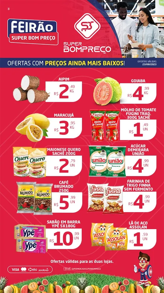 Confira as promoções no Supermercado Super Bom Preço em Brumado