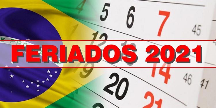 2021 terá três feriados nacionais prolongados