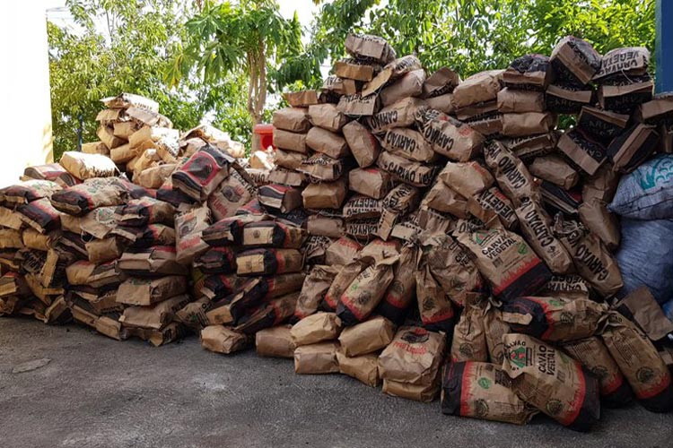 Chapada Diamantina: PRF apreende mais de 800 sacos de carvão sem documentação