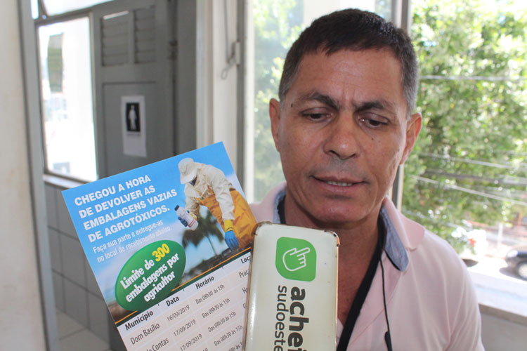 Brumado: Secretaria de Meio Ambiente inicia campanha de recolhimento de embalagens de agrotóxicos