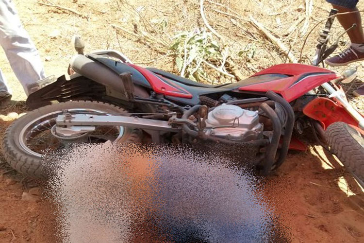 Homem morre em Rio do Pires após cair de moto e quebrar o pescoço