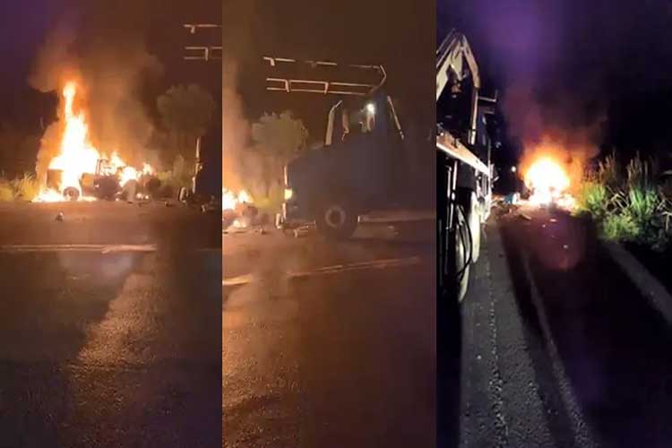 Itambé: Motorista morre em batida entre caminhonete e caminhão na BA-263