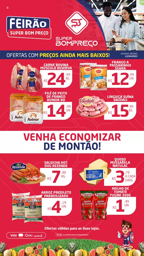 Confira as promoções no Supermercado Super Bom Preço em Brumado