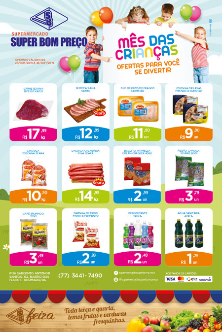 Confira as promoções da semana no Supermercado Super Bom Preço em Brumado