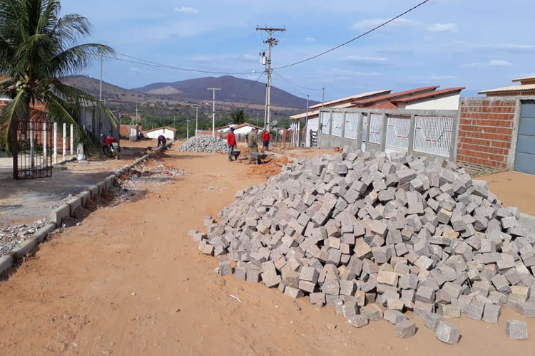 Brumado: Obras de pavimentação serão realizadas na Lagoa Funda