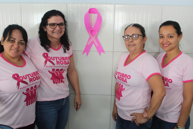 Brumado: Campanha Outubro Rosa motiva mulheres a realizarem o autoexame das mamas