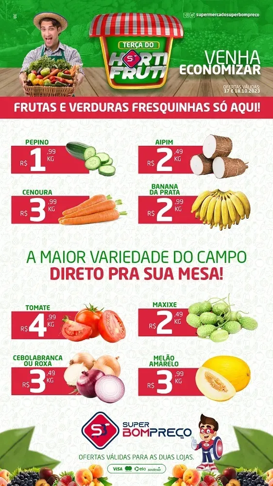 Confira as promoções no Supermercado Super Bom Preço em Brumado