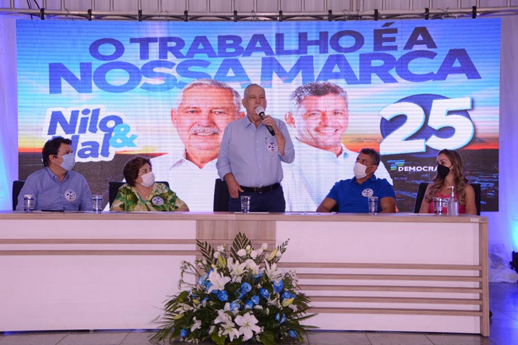 Eleições 2020: Chapa Nilo e Nal é confirmada em convenção do Democratas em Guanambi