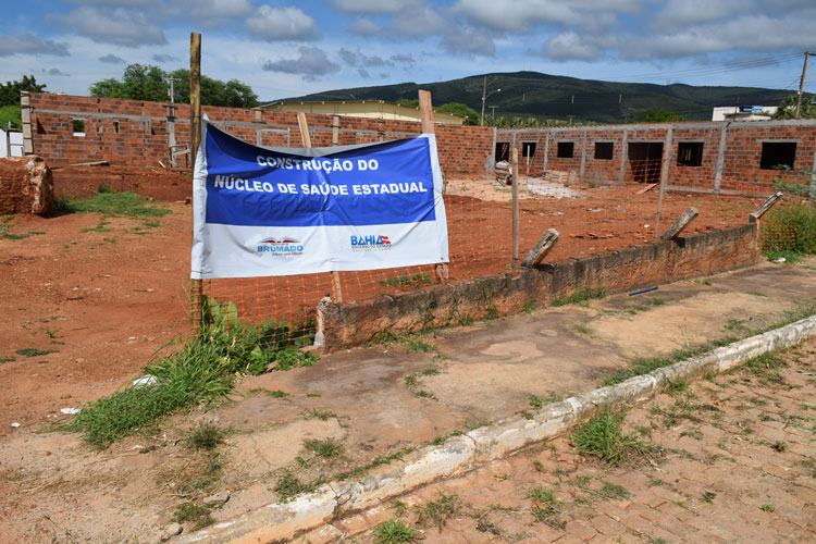Obras de construção do núcleo de saúde avançam em Brumado