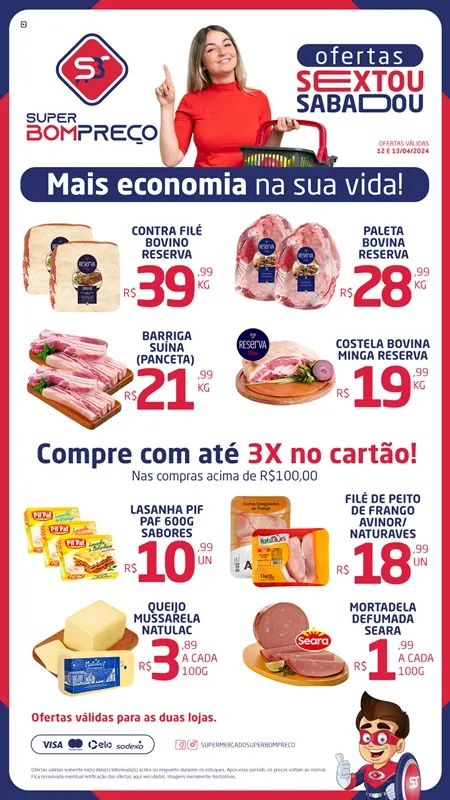 Confira as promoções no Supermercado Super Bom Preço em Brumado