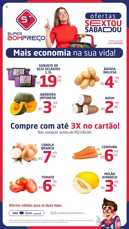 Confira as promoções no Supermercado Super Bom Preço em Brumado