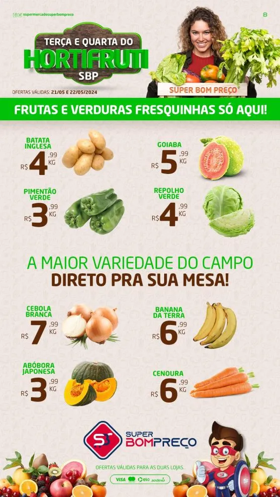 Confira as promoções no Supermercado Super Bom Preço em Brumado