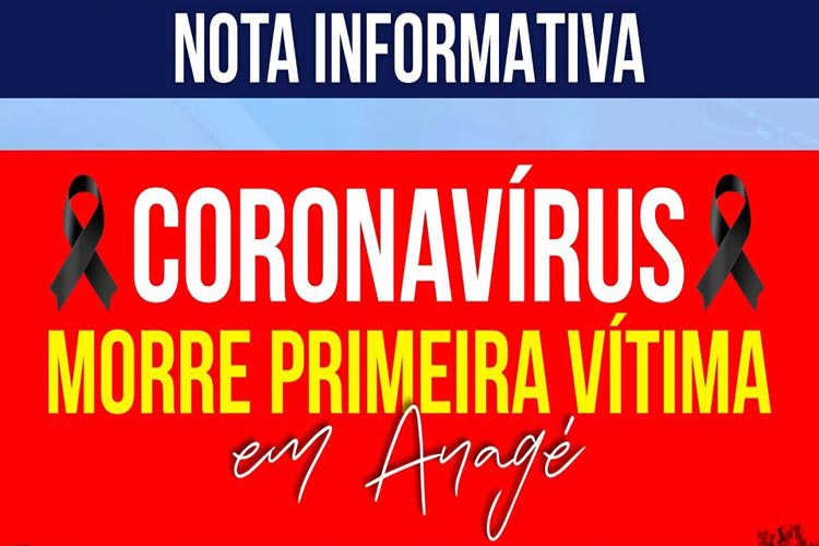 Morre primeira vítima de coronavírus na cidade de Anagé