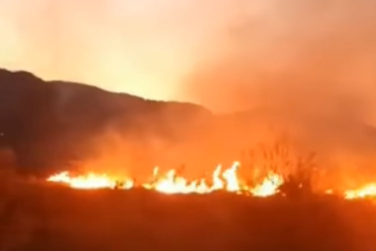 Incêndio atinge Serra das Almas em Livramento de Nossa Senhora e Rio de Contas