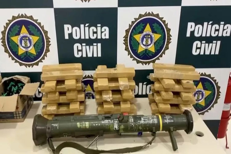 Polícia Civil do Rio de Janeiro apreende canhão similar a armas usadas na Ucrânia