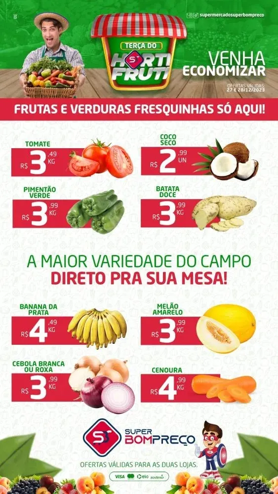 Confira as promoções no Supermercado Super Bom Preço em Brumado