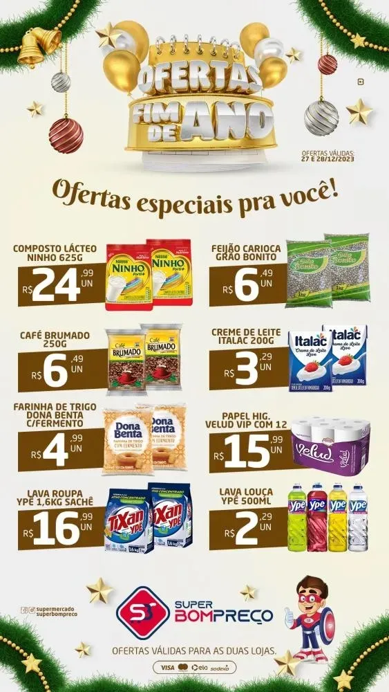 Confira as promoções no Supermercado Super Bom Preço em Brumado