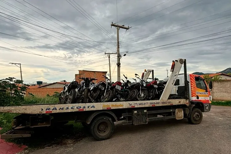Boquira: 4ª CIPM remove mais de 10 motocicletas após prática de manobras perigosas