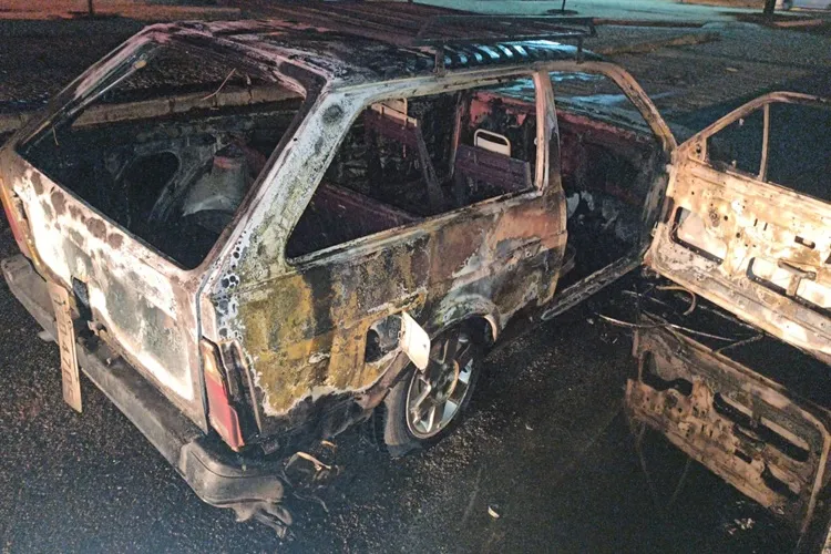 Vídeo: Motorista de 70 anos bota fogo no próprio carro em Guanambi