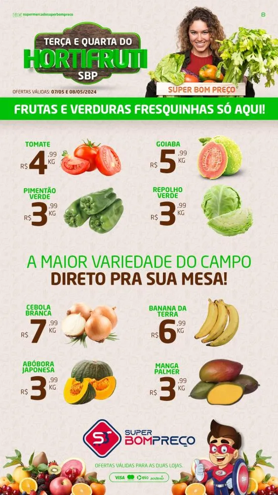 Confira as promoções no Supermercado Super Bom Preço em Brumado