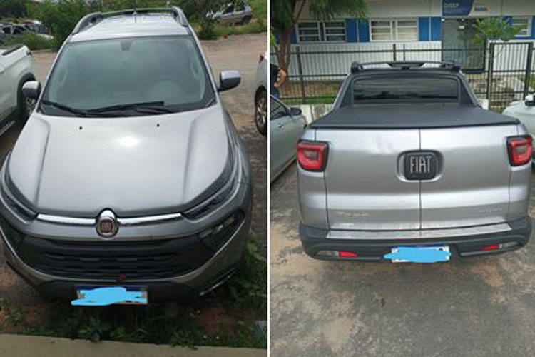 Riacho de Santana: Homem é preso ostentando caminhonete roubada de locadora em Goiás