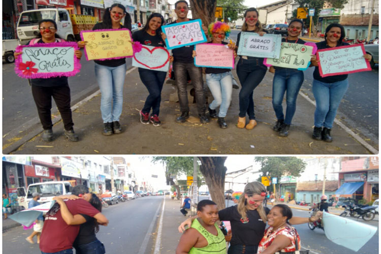 Dia do voluntário é lembrado com distribuição de abraços em Brumado