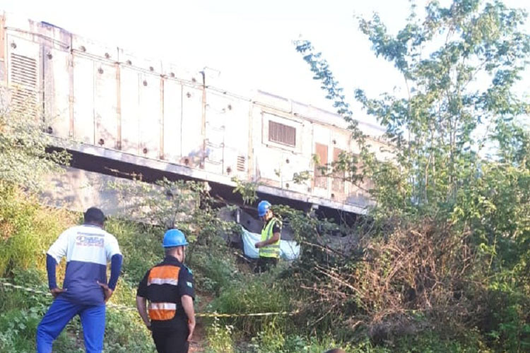 Homem morre atropelado por trem na linha férrea que cruza a cidade de Malhada de Pedras