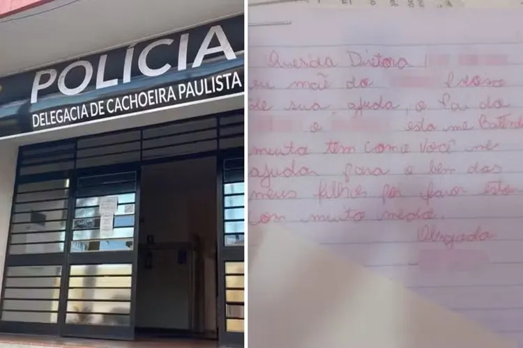 Mulher pede socorro em bilhete para escola do filho: 'Pai dele está me batendo'