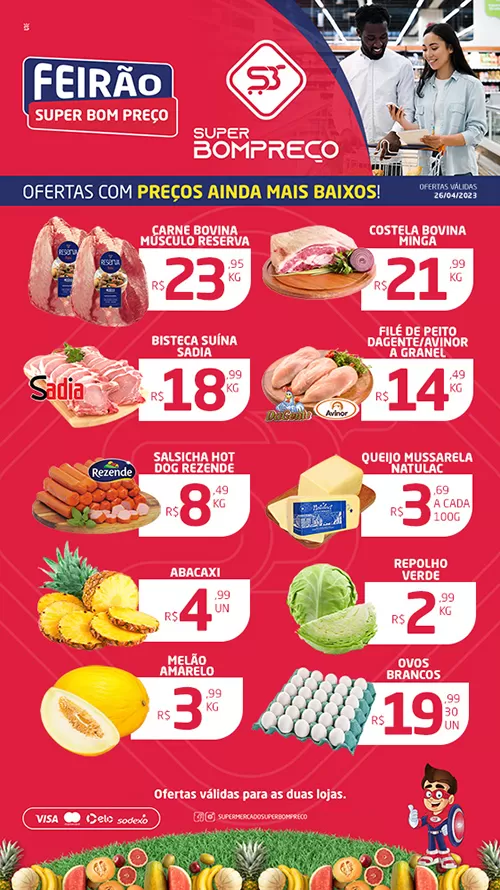 Confira as promoções no Supermercado Super Bom Preço em Brumado