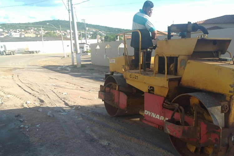 Brumado: Secretaria de Infraestrutura da Bahia realiza vistoria na Avenida Lindolfo Azevedo Brito