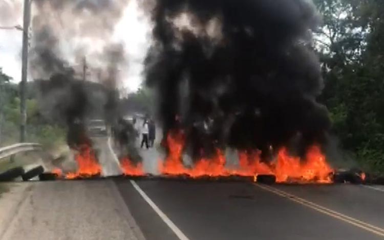 Porto Seguro: Músicos fecham BR-367 em protesto contra medida que proíbe shows com mais de 200 pessoas