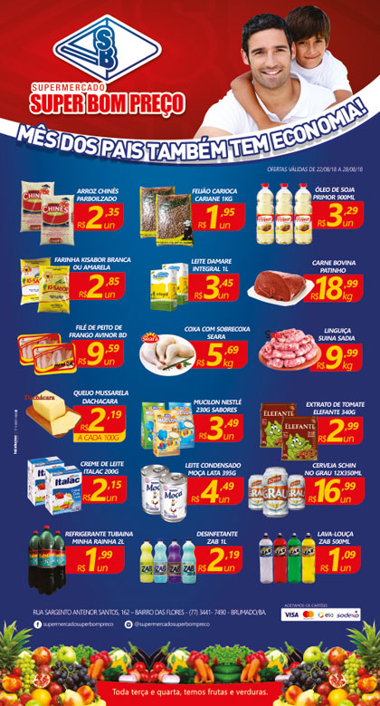 Confira as promoções da semana no Supermercado Super Bom Preço em Brumado